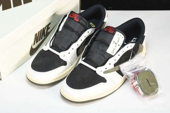 Rep EP Jordan 1 Retro OG SP Scott Low DZ4137-106 Travis Olive 1225